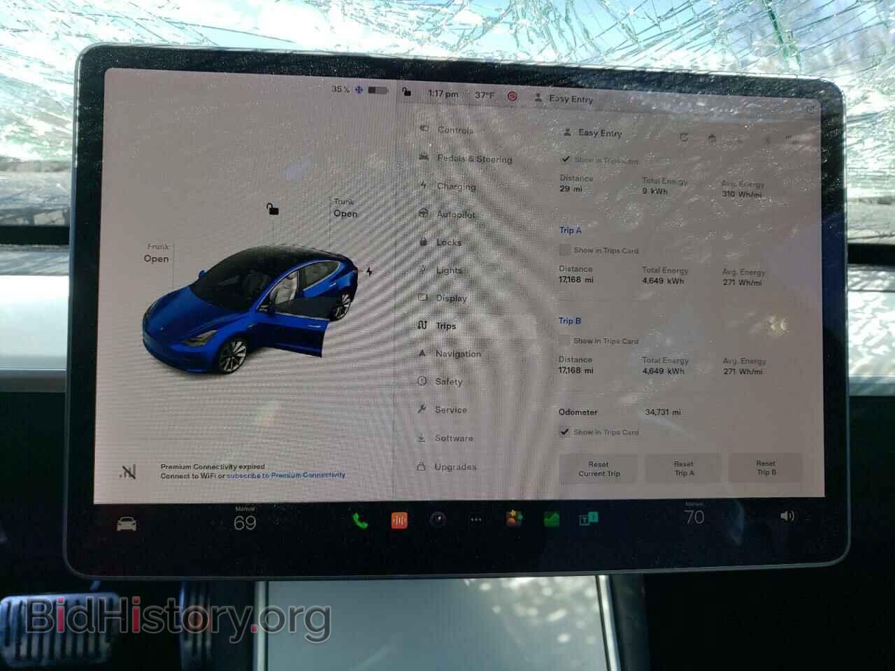 2019 TESLA MODEL 3 - VIN: 5YJ3E1EB4KF195491 - Фото 9