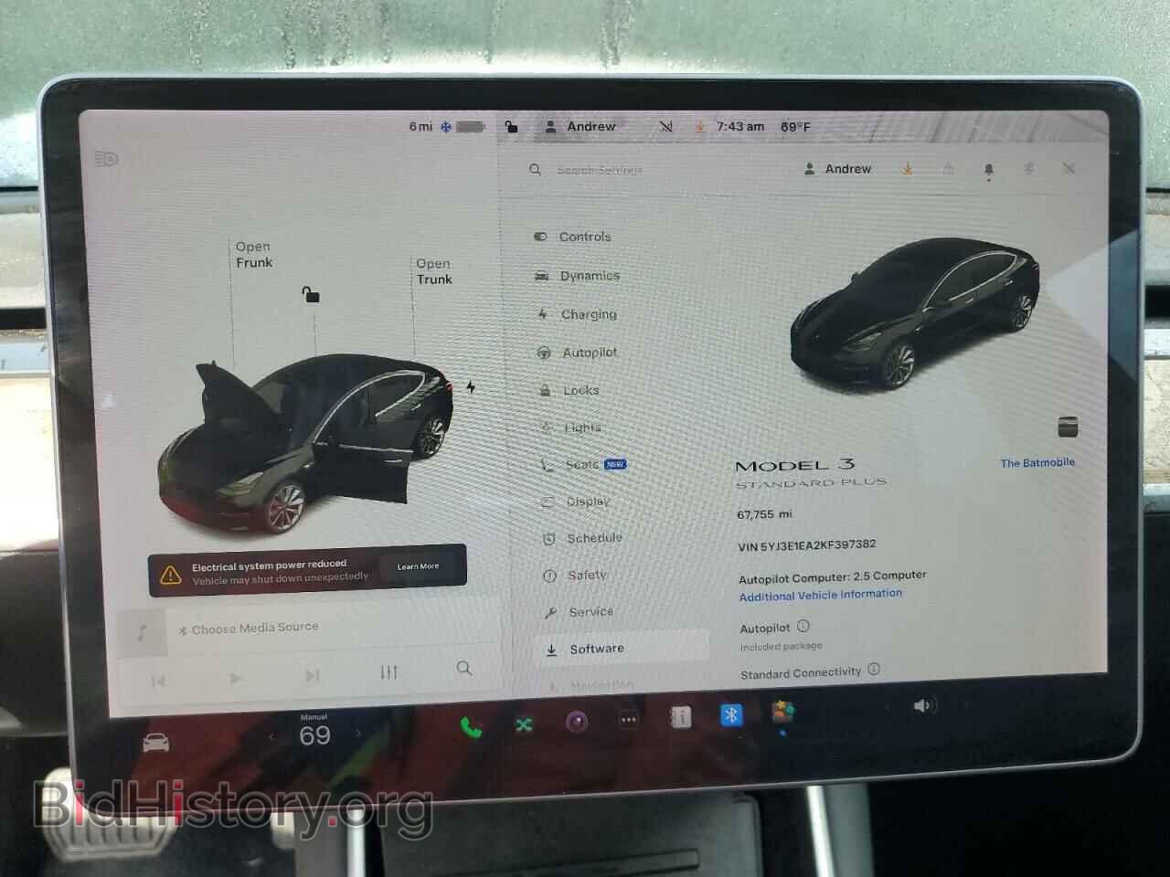 2019 TESLA MODEL 3 - VIN: 5YJ3E1EA2KF397382 - Фото 9