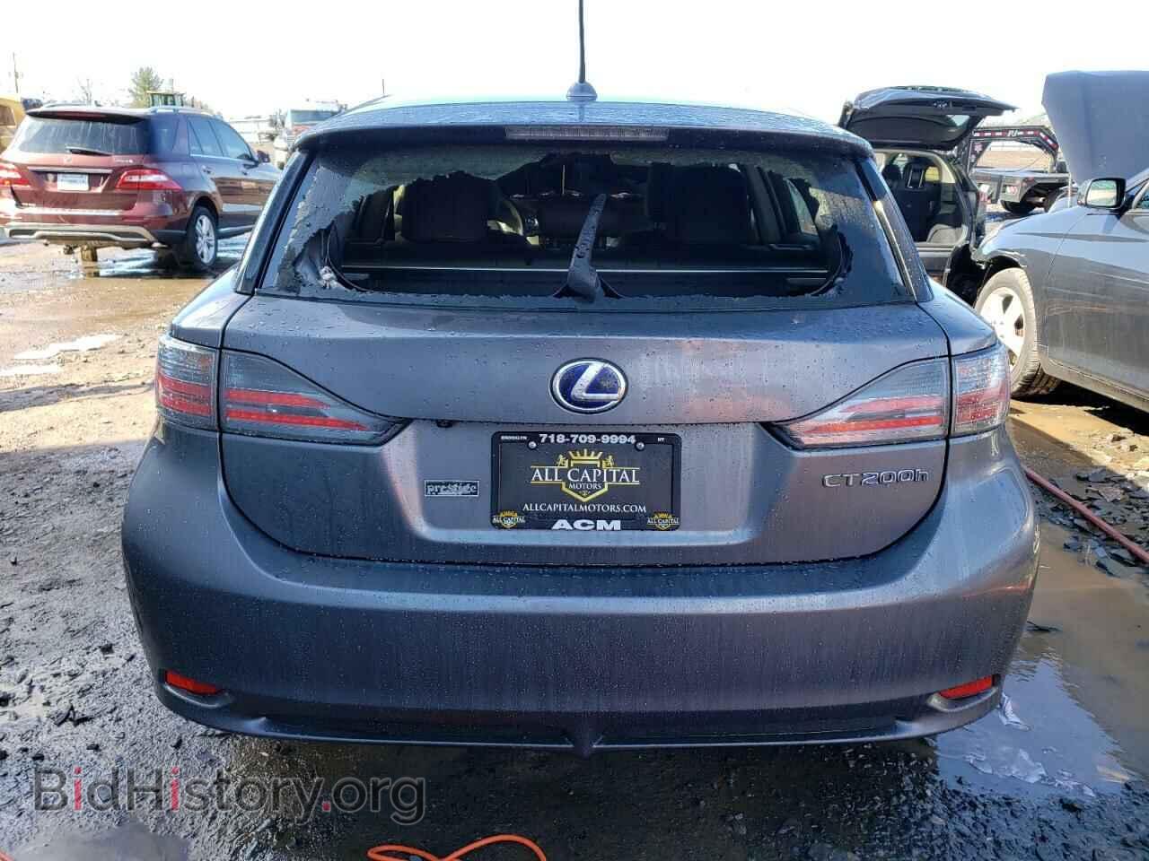 2012 LEXUS CT 200 - VIN: JTHKD5BH9C2121114 - Photo 6