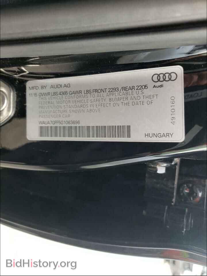 2016 AUDI A3 - VIN: WAUA7GFF5G1063696 - Фото 10