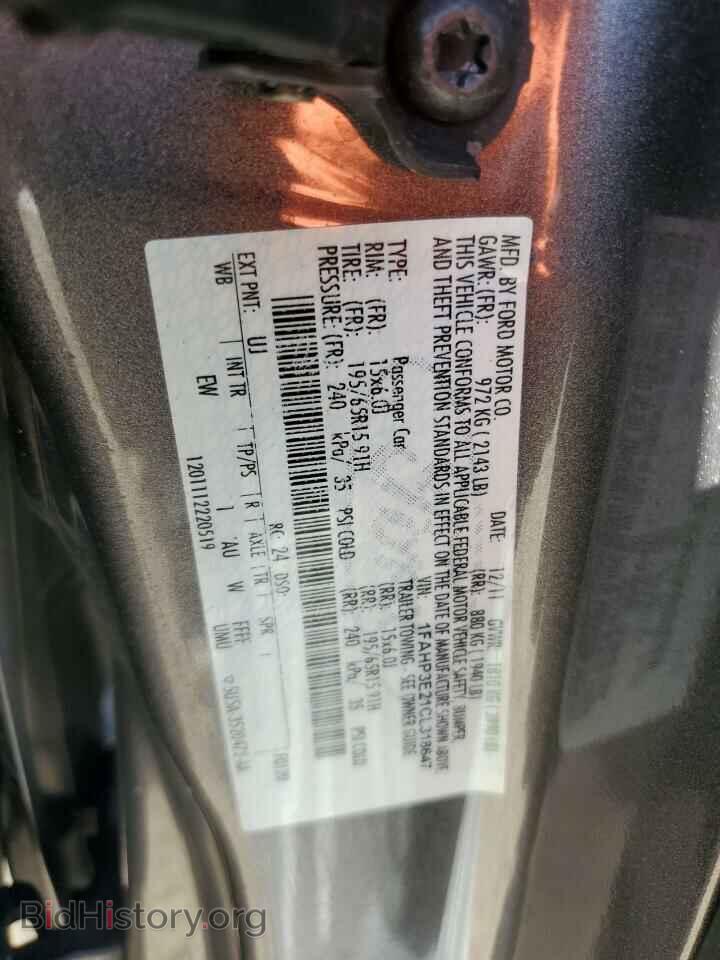 2012 FORD FOCUS - VIN: 1FAHP3E21CL318647 - Фото 12