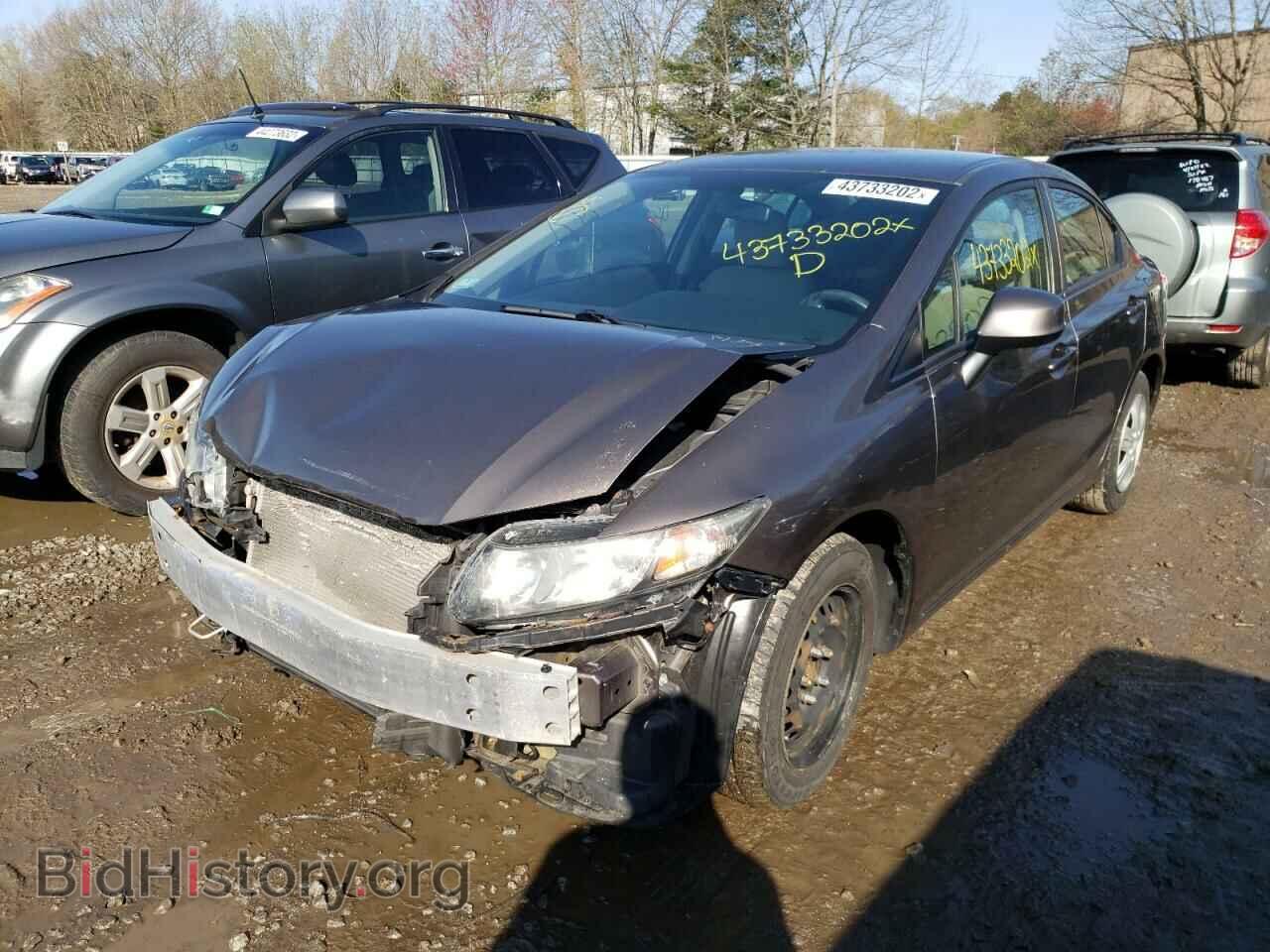 2013 HONDA CIVIC - VIN: 2HGFB2F55DH598883 - Фото 2