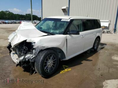 2014 Ford FLEX Flex SEL, white — VIN 2FMGK5C88EBD34267, Copart