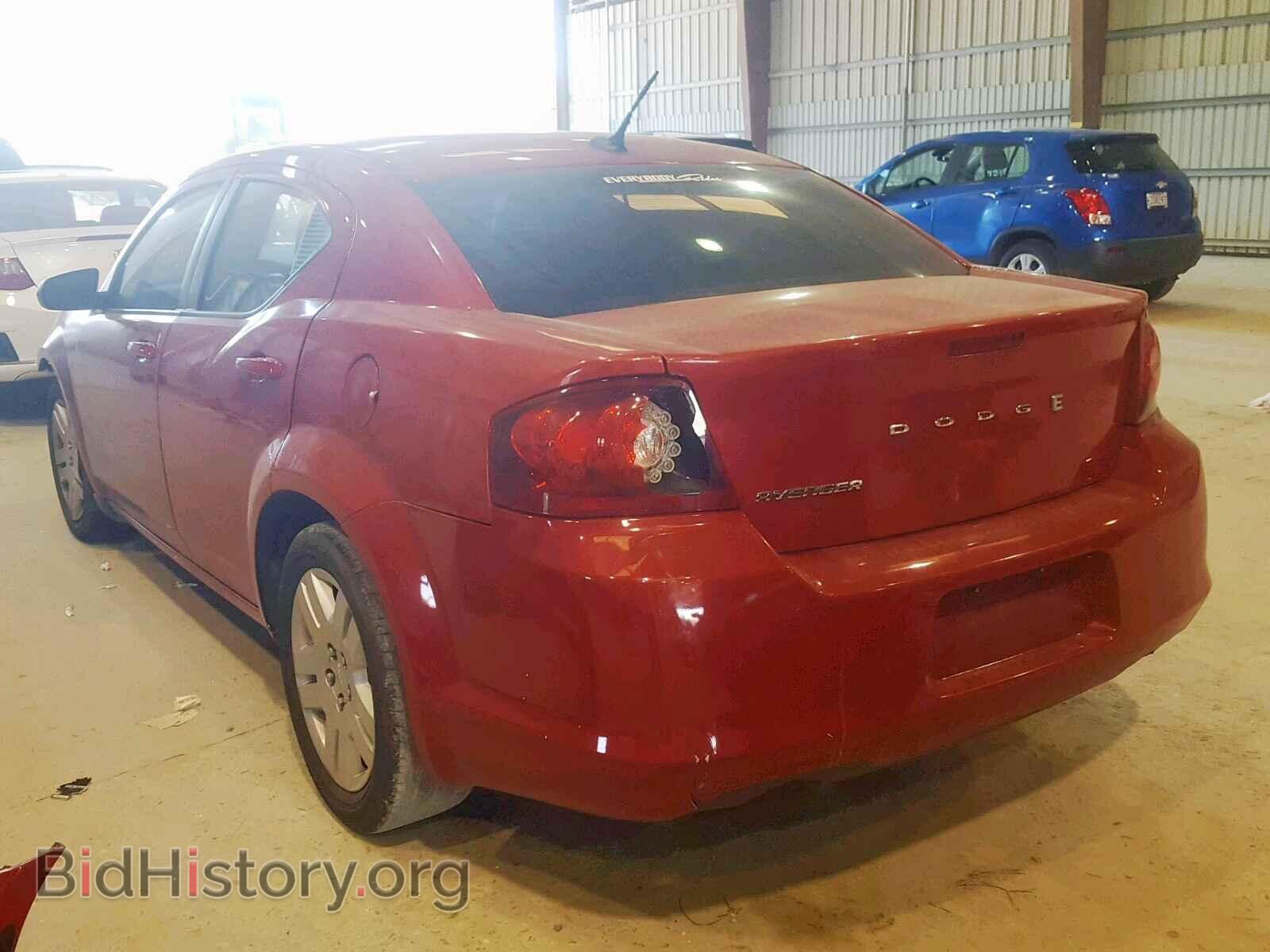 2014 DODGE AVENGER - VIN: 1C3CDZAB3EN105457 - Фото 3