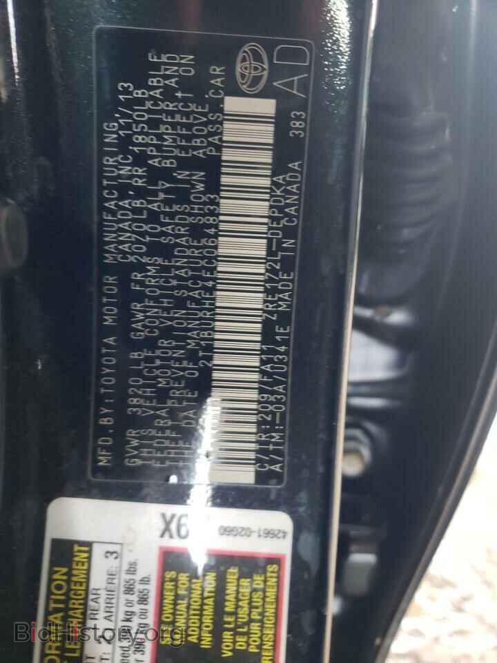 2014 TOYOTA COROLLA - VIN: 2T1BURHE4EC064833 - Фото 10