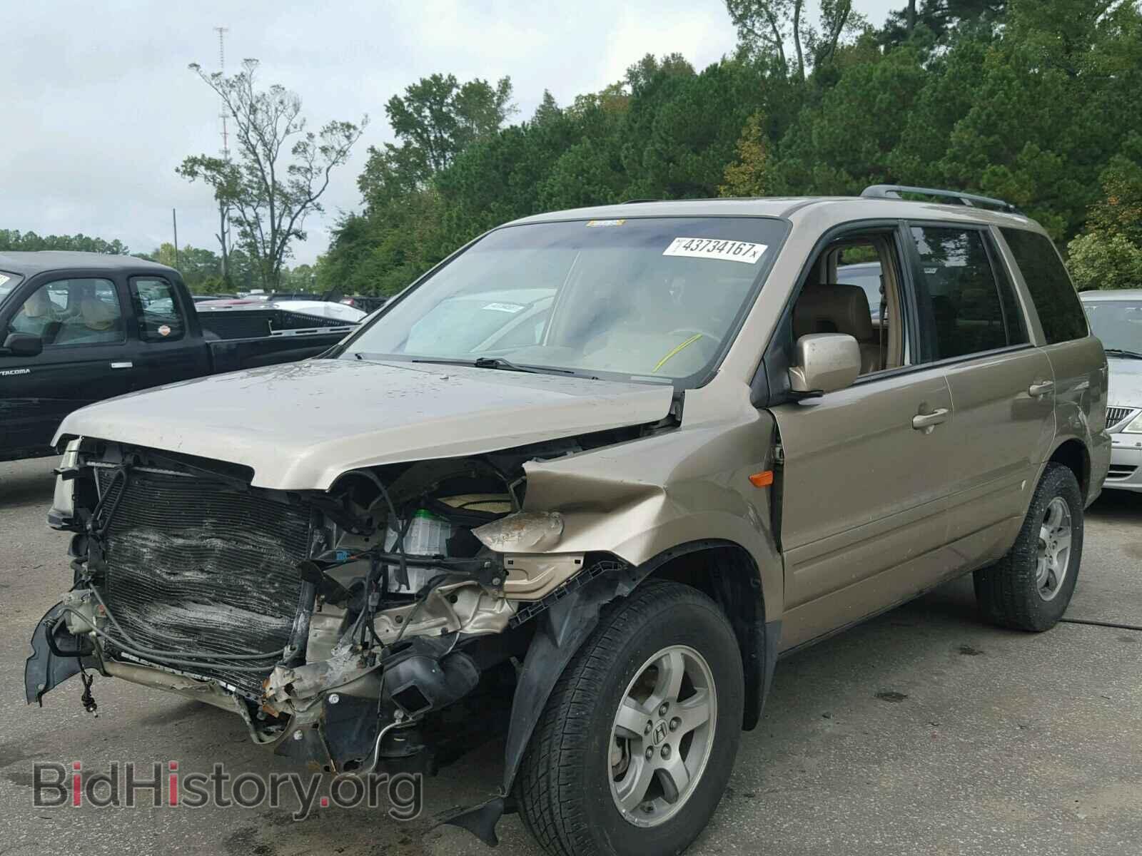 2006 HONDA PILOT - VIN: 2HKYF18706H510028 - Фото 2