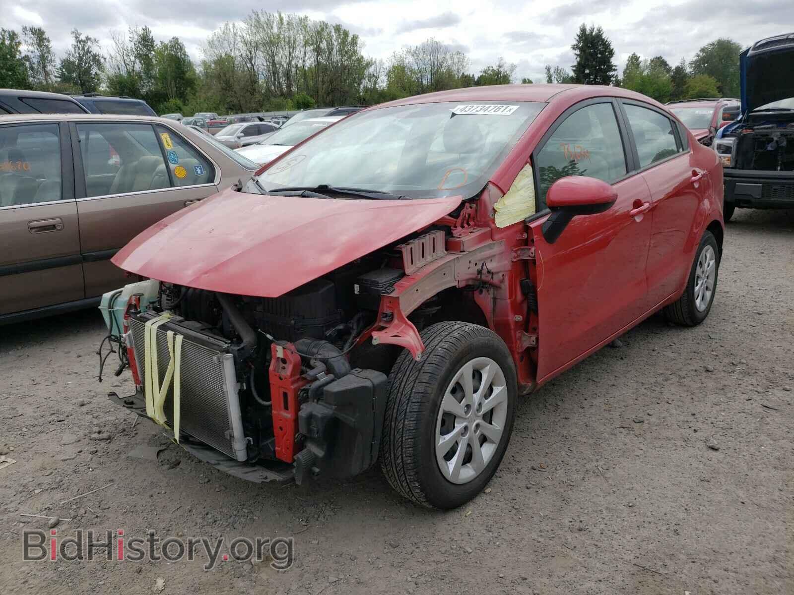 2013 KIA RIO - VIN: KNADM4A38D6233923 - Фото 2