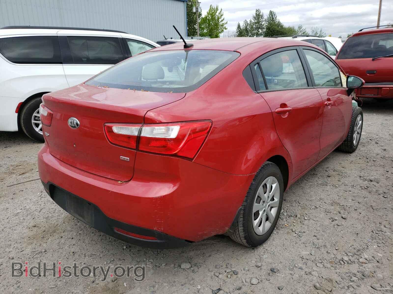 2013 KIA RIO - VIN: KNADM4A38D6233923 - Фото 4