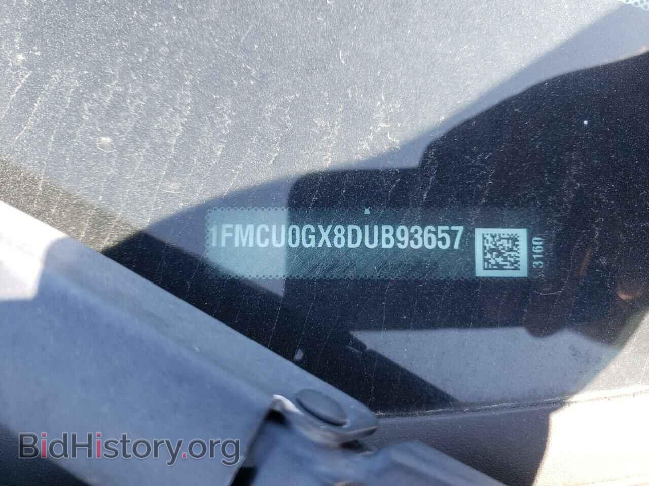 2013 FORD ESCAPE - VIN: 1FMCU0GX8DUB93657 - Фото 10