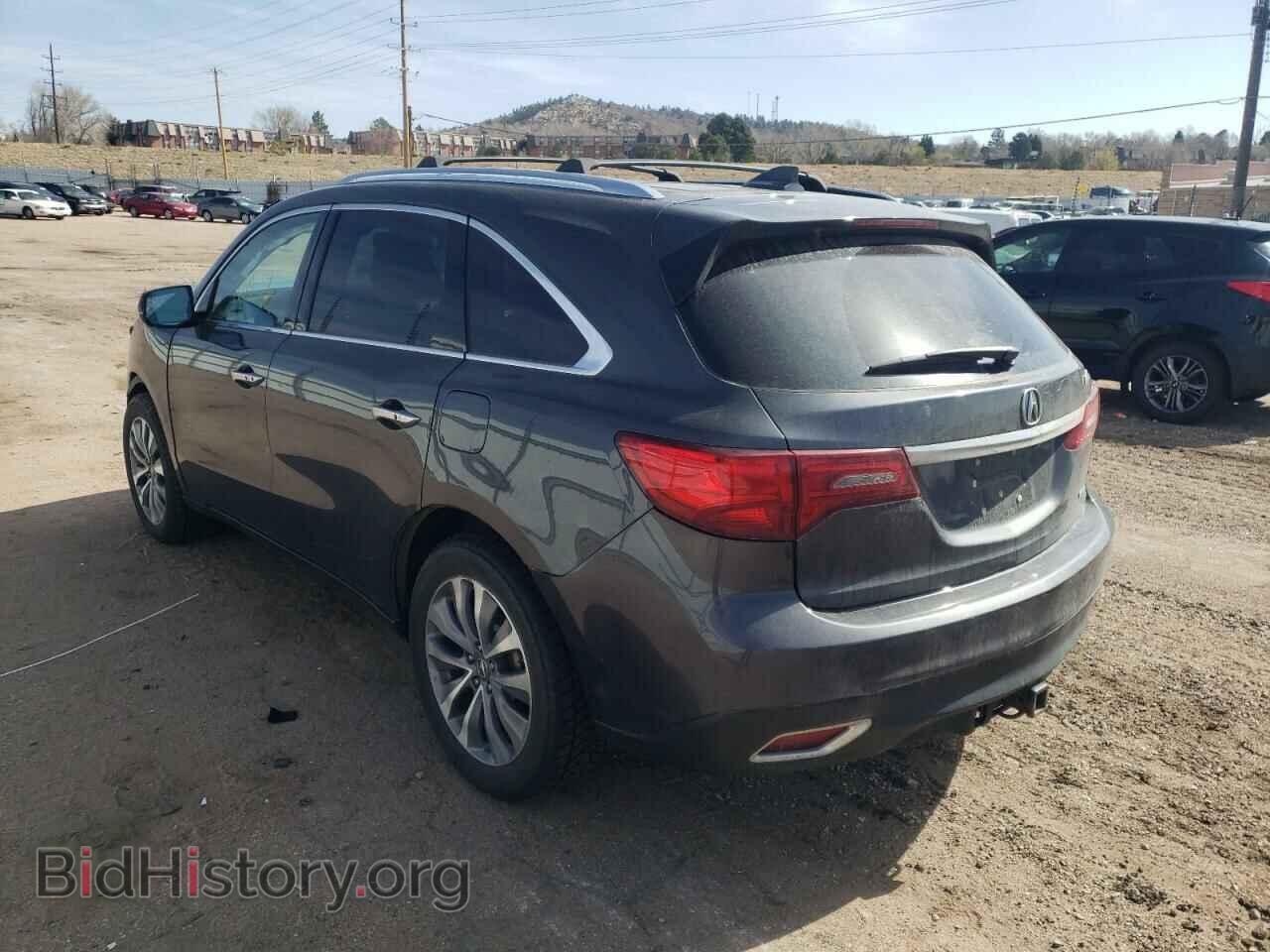 2014 ACURA MDX - VIN: 5FRYD4H41EB027916 - Фото 3