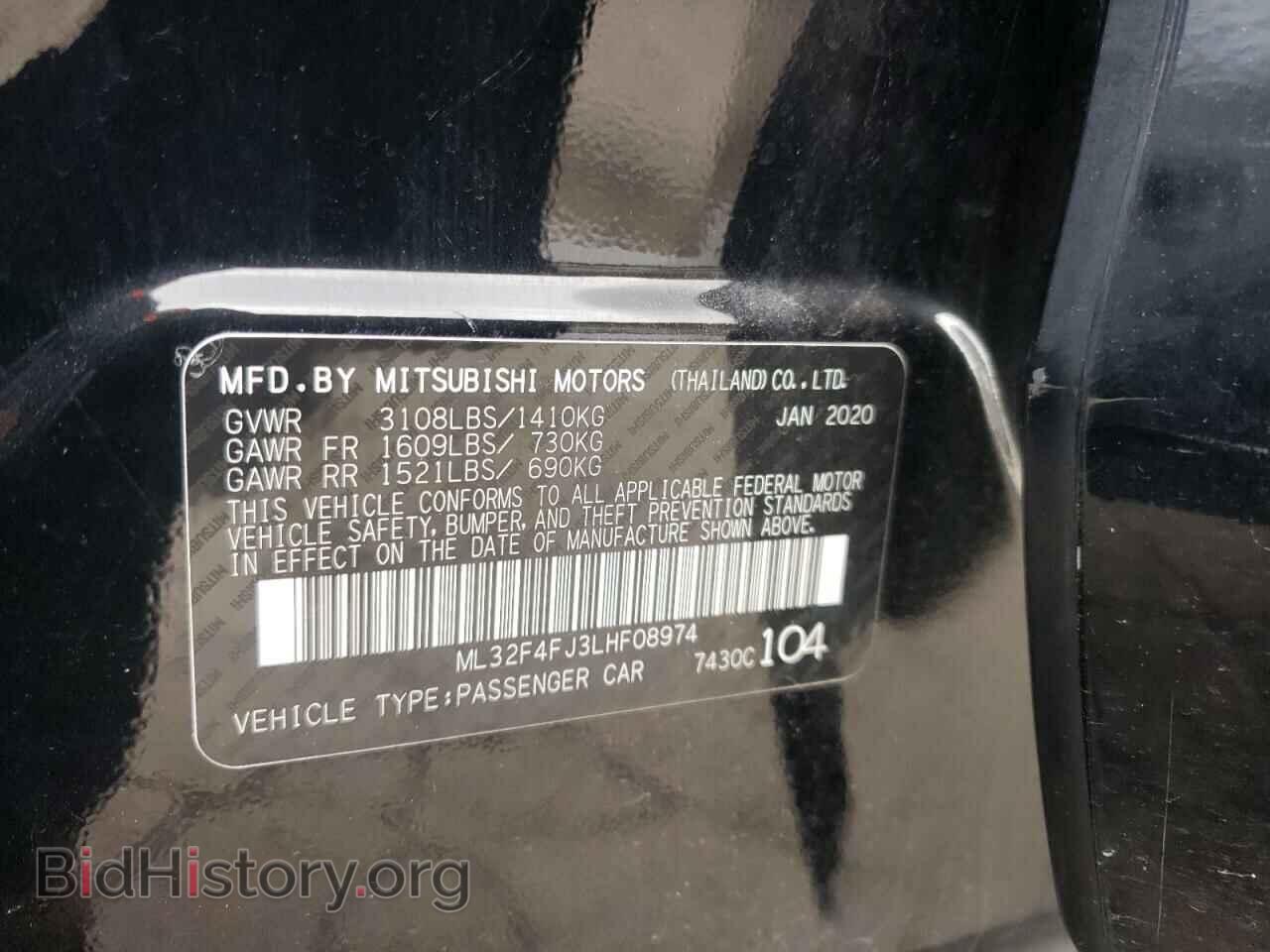 2020 MITSUBISHI MIRAGE - VIN: ML32F4FJ3LHF08974 - Фото 13