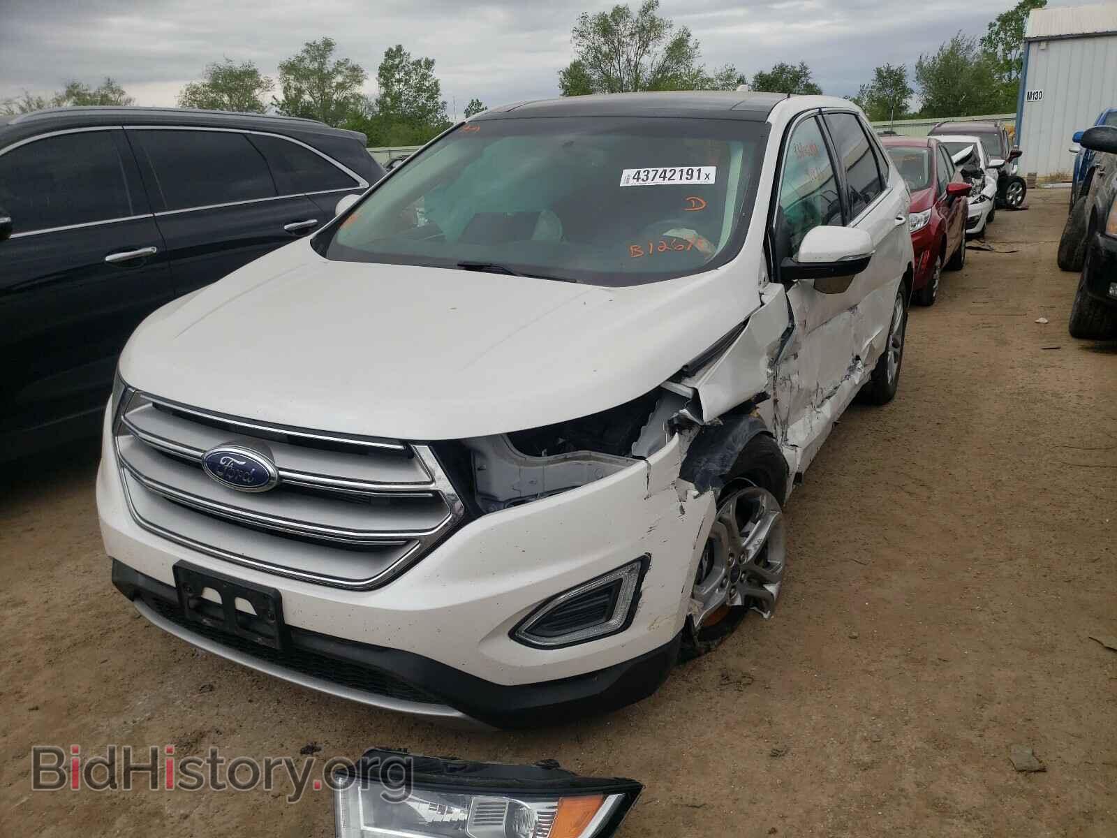 2015 FORD EDGE - VIN: 2FMTK4K85FBB12670 - Фото 2