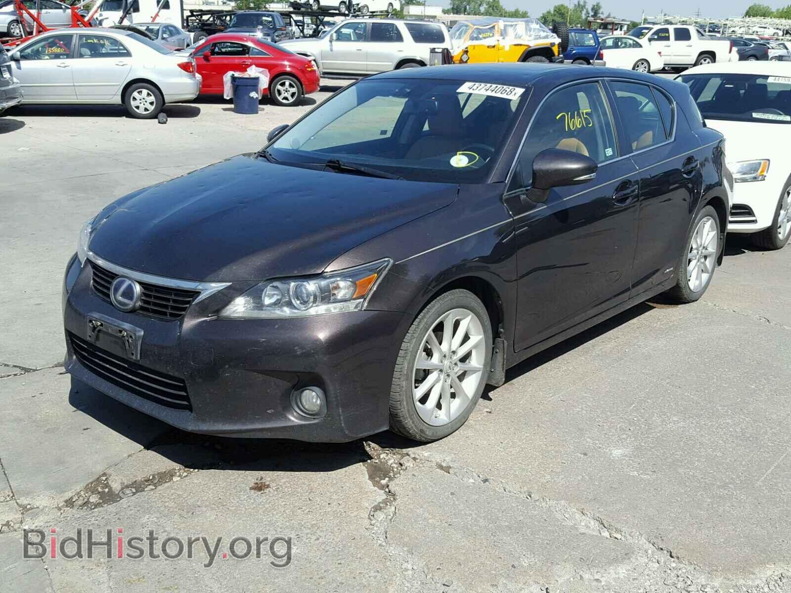 2012 LEXUS CT 200 - VIN: JTHKD5BH2C2078798 - Фото 2