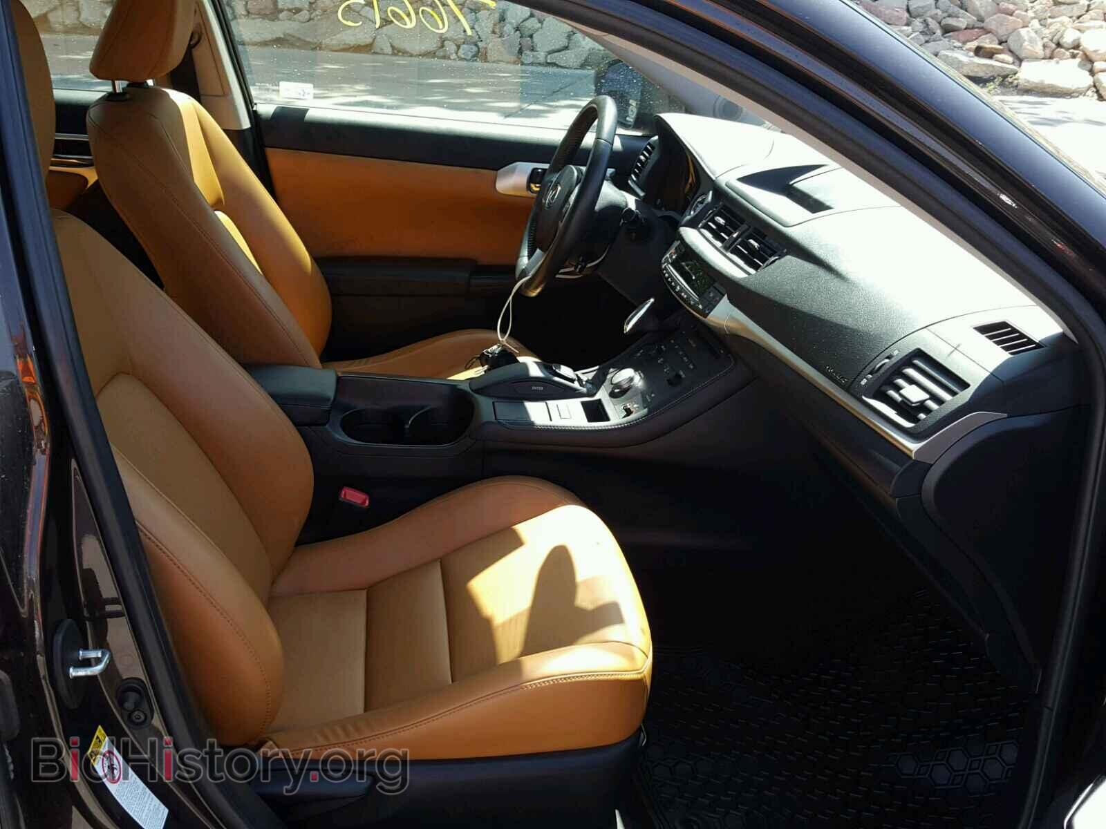 2012 LEXUS CT 200 - VIN: JTHKD5BH2C2078798 - Фото 5