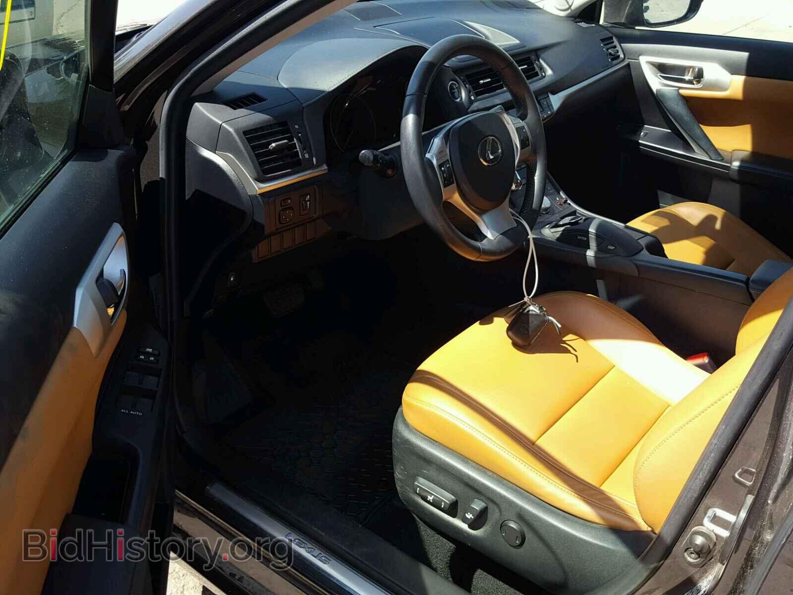 2012 LEXUS CT 200 - VIN: JTHKD5BH2C2078798 - Фото 9