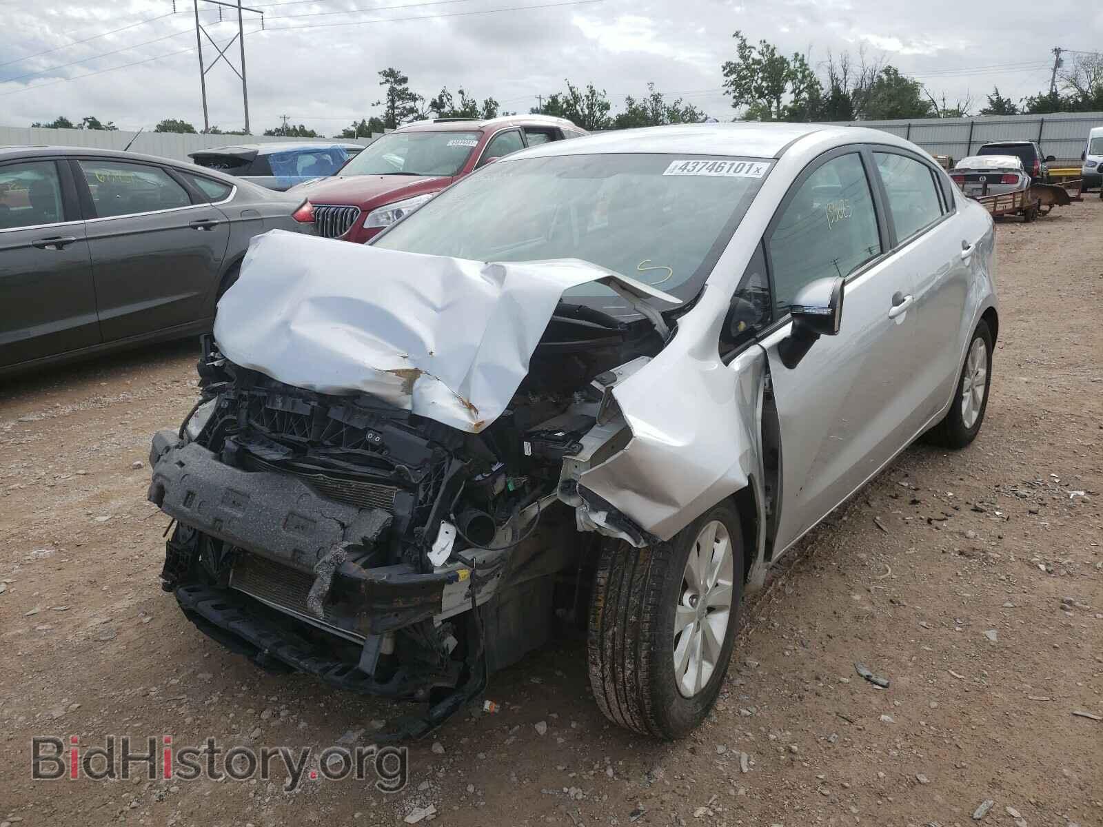 2013 KIA RIO - VIN: KNADN4A30D6133800 - Фото 2