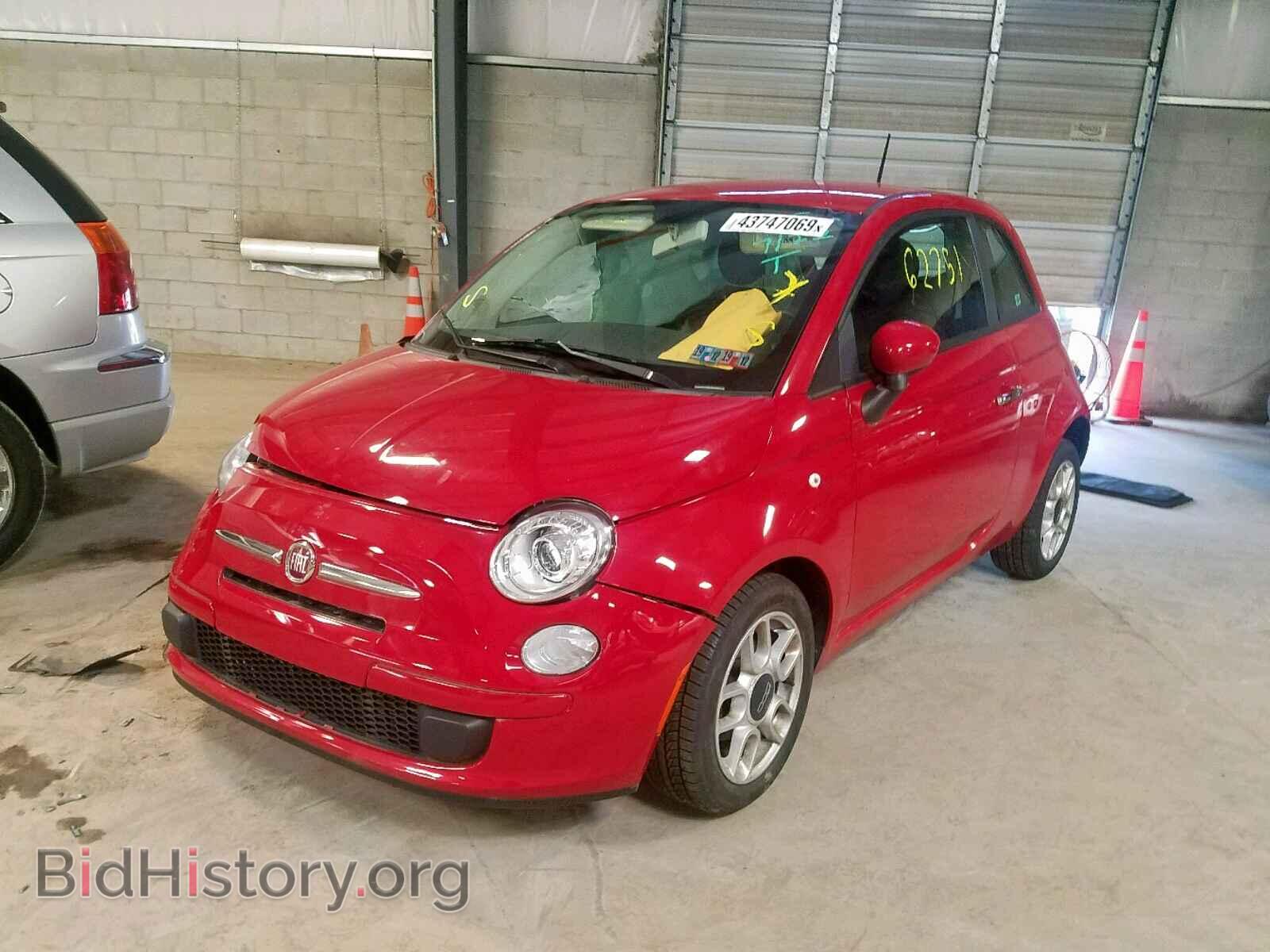 2013 FIAT 500 - VIN: 3C3CFFAR0DT628603 - Фото 2