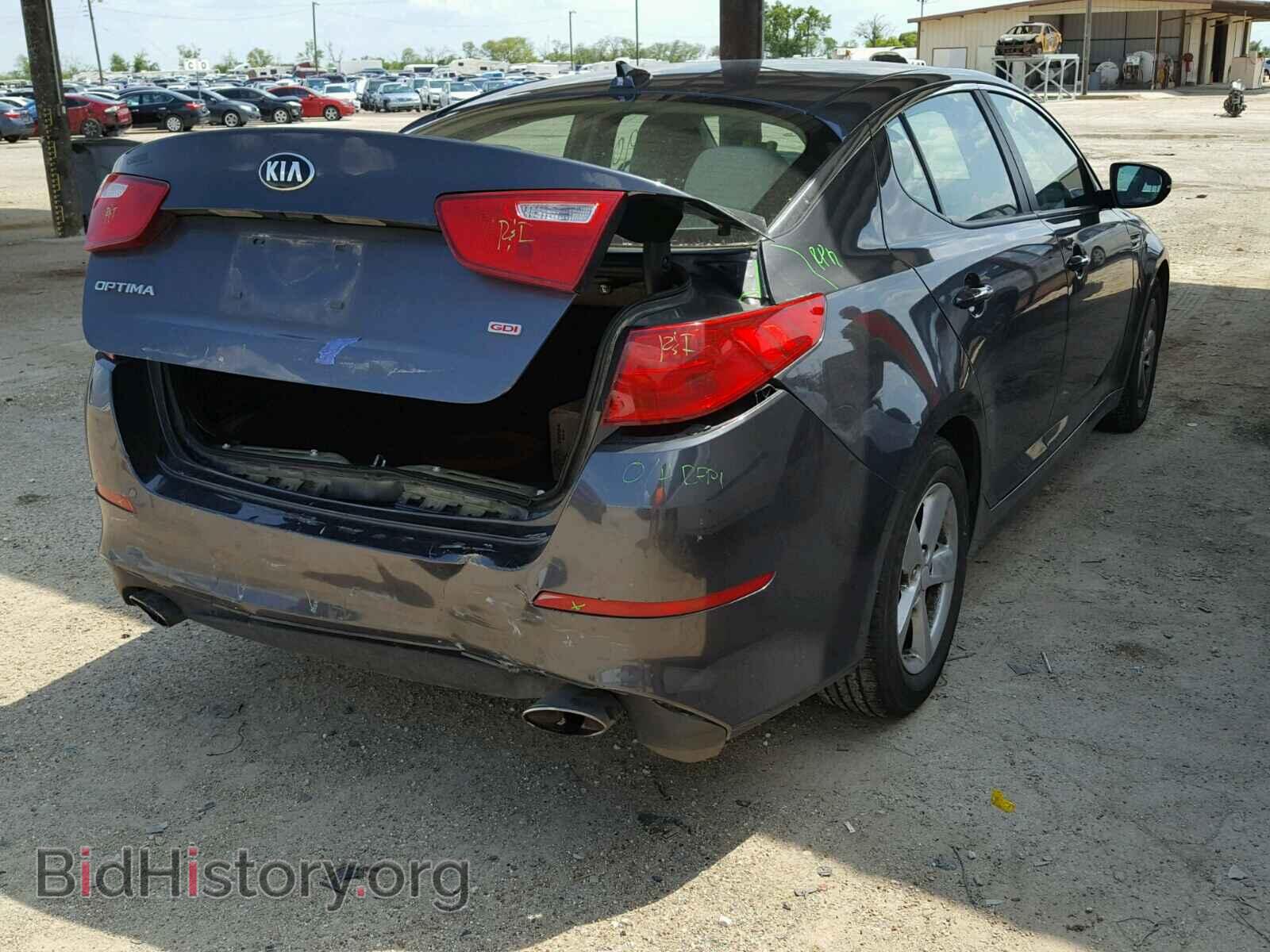 2015 KIA OPTIMA - VIN: KNAGM4A73F5635664 - Photo 4