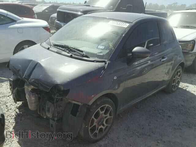 2013 FIAT 500 - VIN: 3C3CFFBR4DT513808 - Фото 2