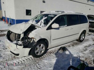 2010 Dodge CARAVAN Grand Cara, белый — VIN 2D4RN5D15AR197394, Copart