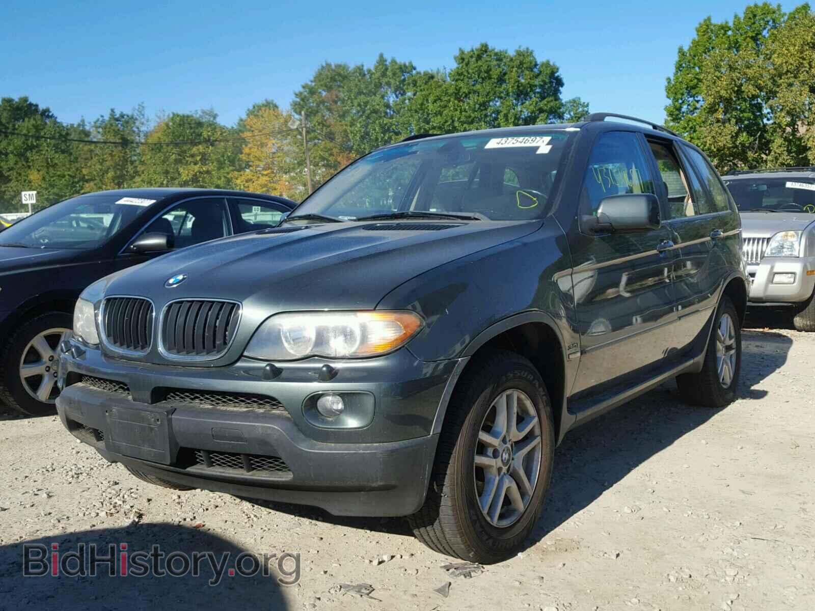 2006 BMW X5 - VIN: 5UXFA13566LY34672 - Фото 2