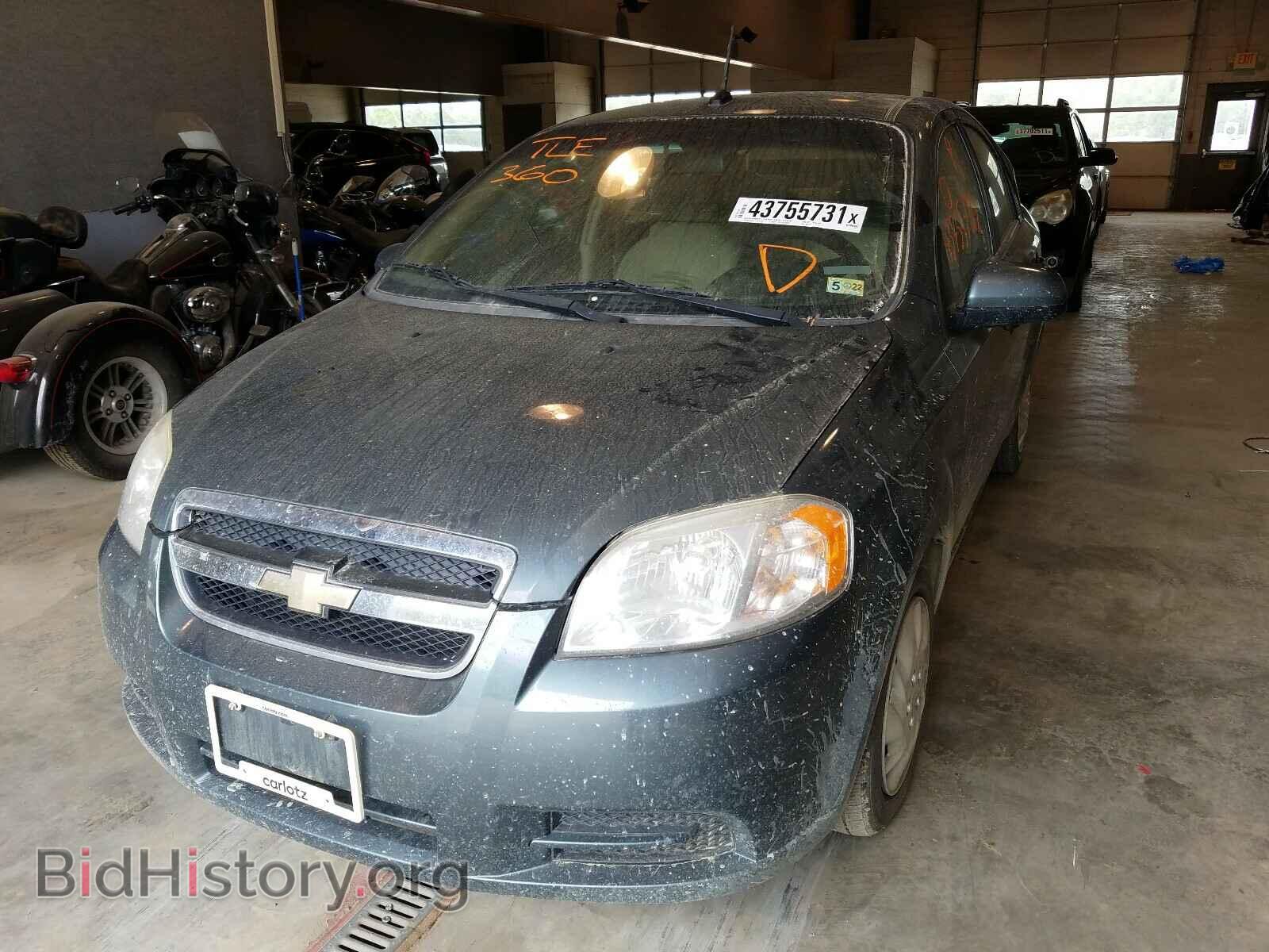 2010 CHEVROLET AVEO - VIN: KL1TD5DE3AB097373 - Фото 2