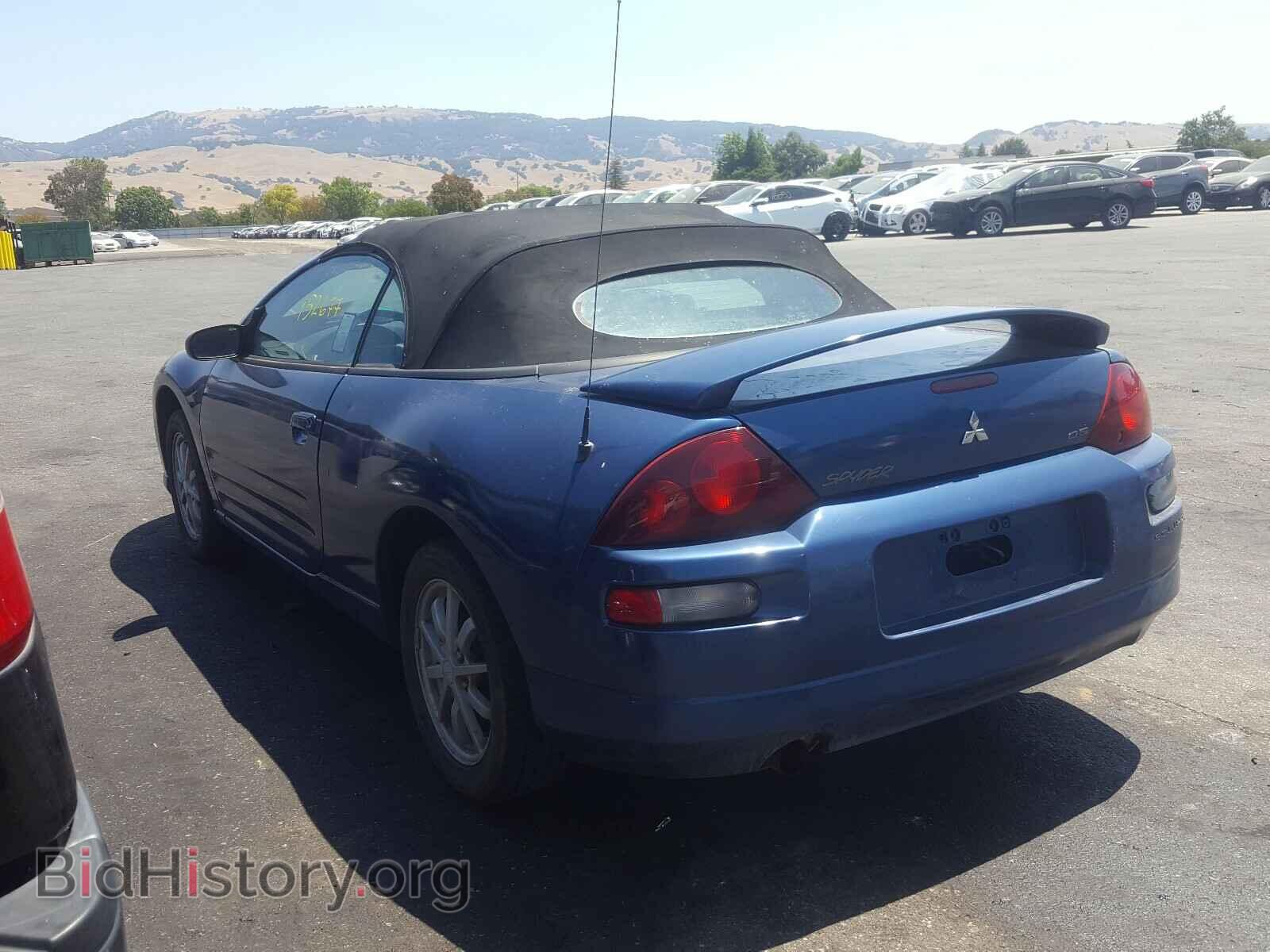 2002 MITSUBISHI ECLIPSE - VIN: 4A3AE45GX2E029933 - Фото 3