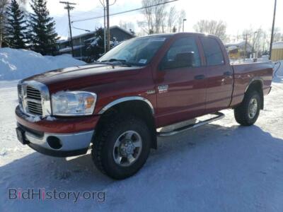 2008 Dodge RAM 2500 RAM 2500 S, красный — VIN 3D7KS28D98G195616, Copart