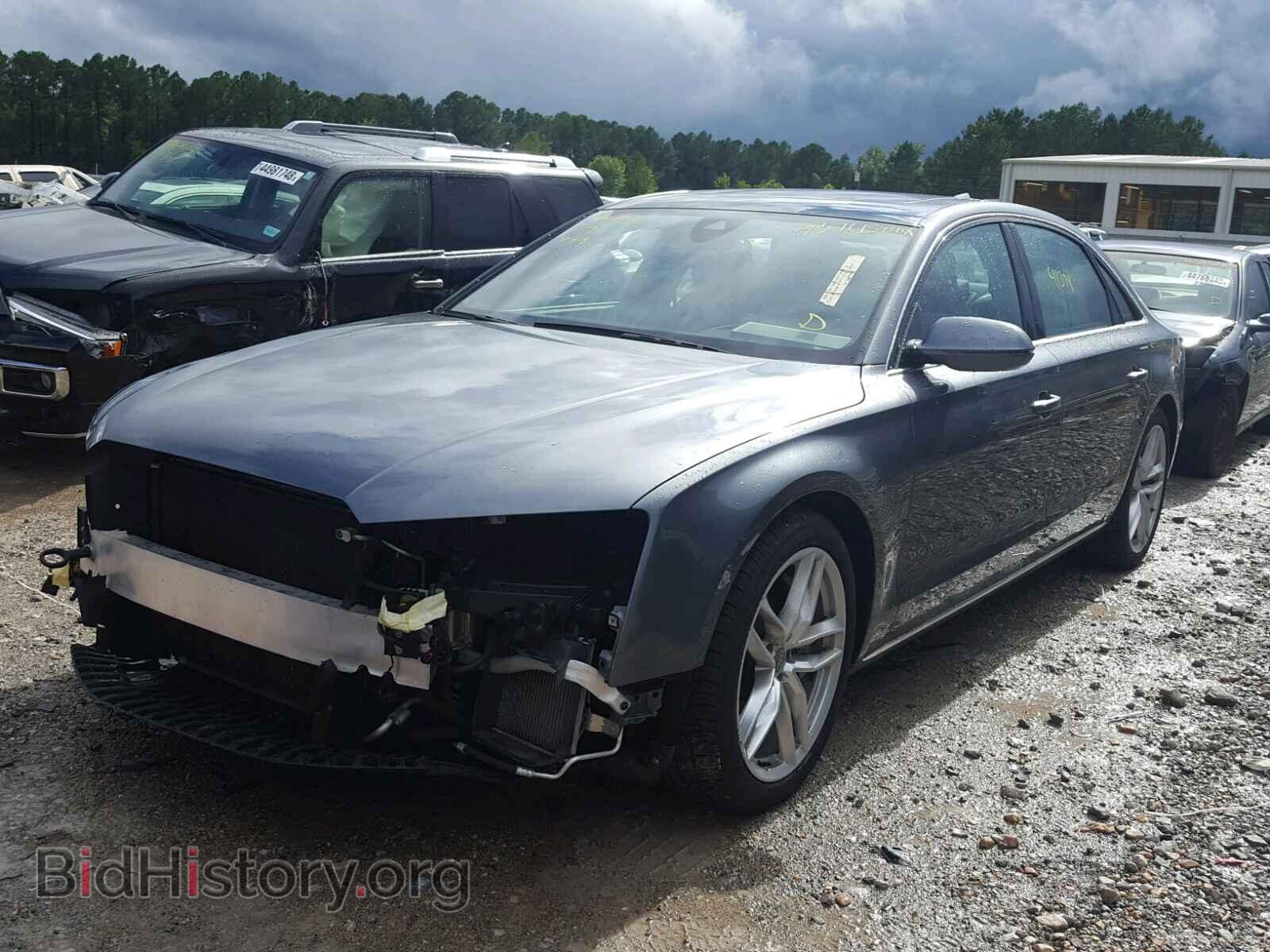 2015 AUDI A8 - VIN: WAU3GAFD2FN020848 - Фото 2
