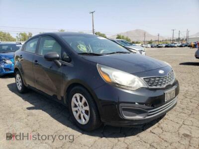 2013 Kia RIO RIO LX, black — VIN KNADM4A32D6212193, Copart