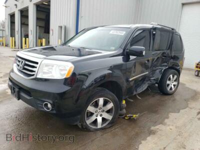 2013 Honda PILOT Touring, черный — VIN 5FNYF4H93DB072376, Copart