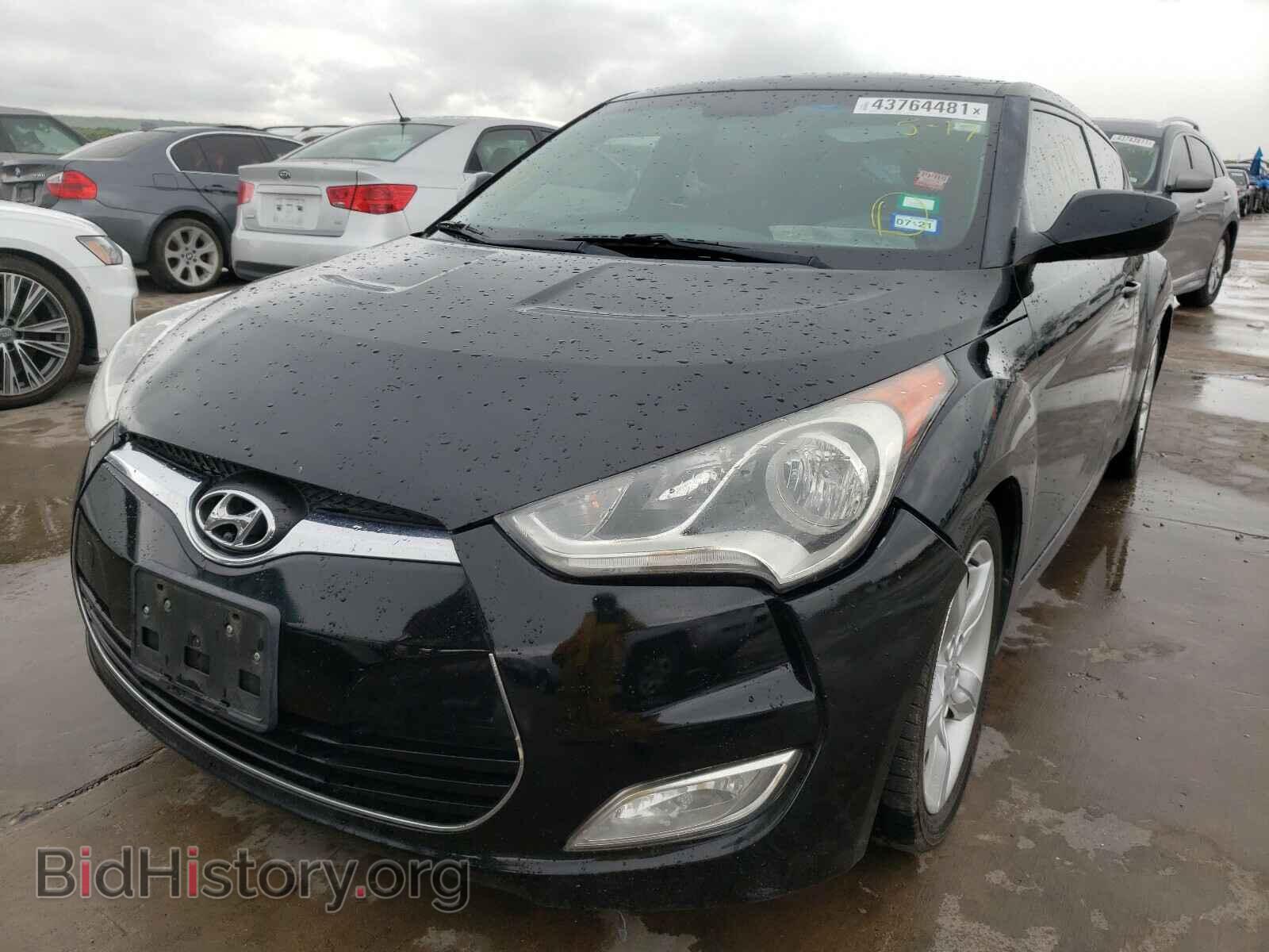 2014 HYUNDAI VELOSTER - VIN: KMHTC6AD4EU215501 - Фото 2