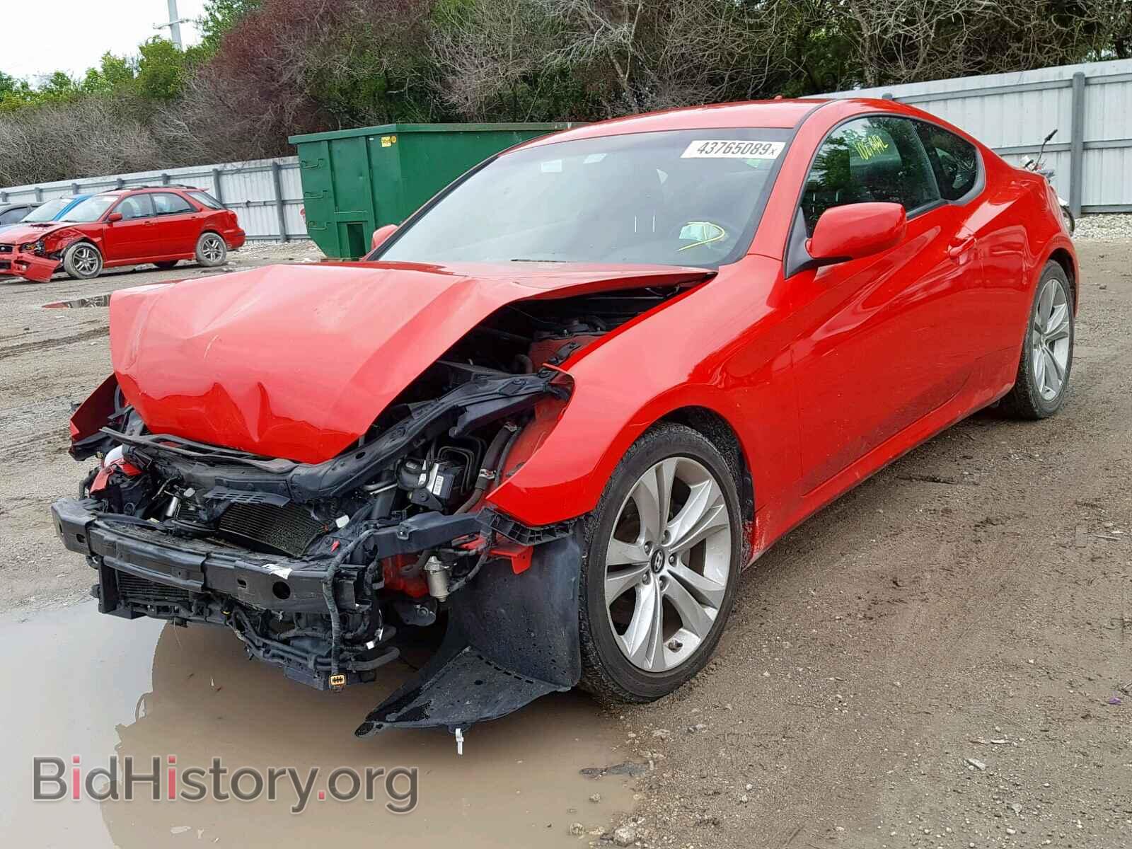 2012 HYUNDAI GENESIS - VIN: KMHHT6KD9CU069839 - Фото 2