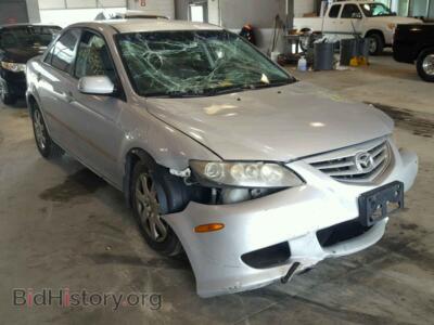 2005 Mazda 6, серый — VIN 1YVFP80C055M61038, Copart
