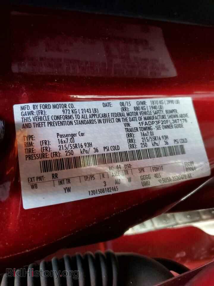 2015 FORD FOCUS - VIN: 1FADP3F20FL367176 - Фото 13