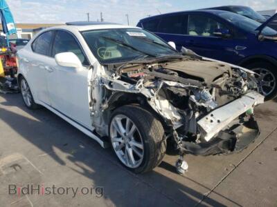2007 Lexus IS IS 250, white — VIN JTHBK262972036032, Copart