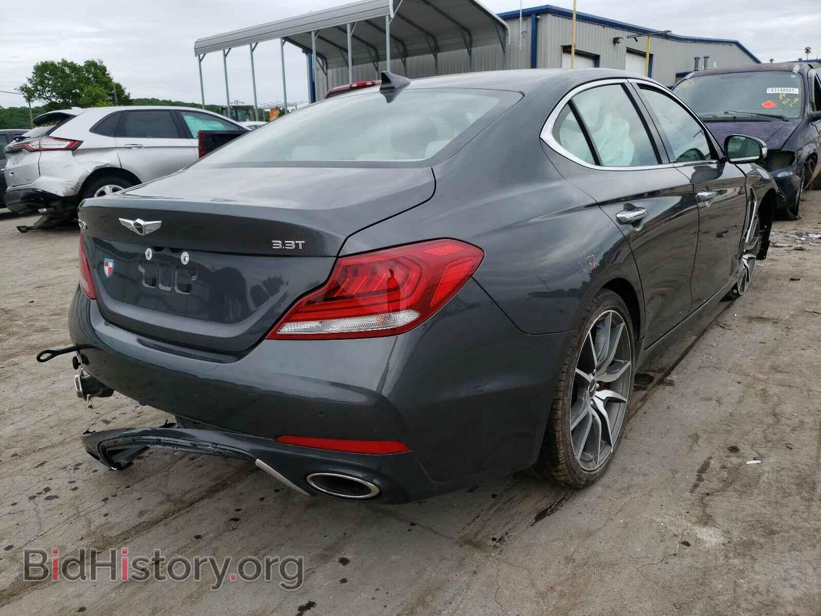 2020 GENESIS G70 - VIN: KMTG34LE0LU050951 - Фото 4