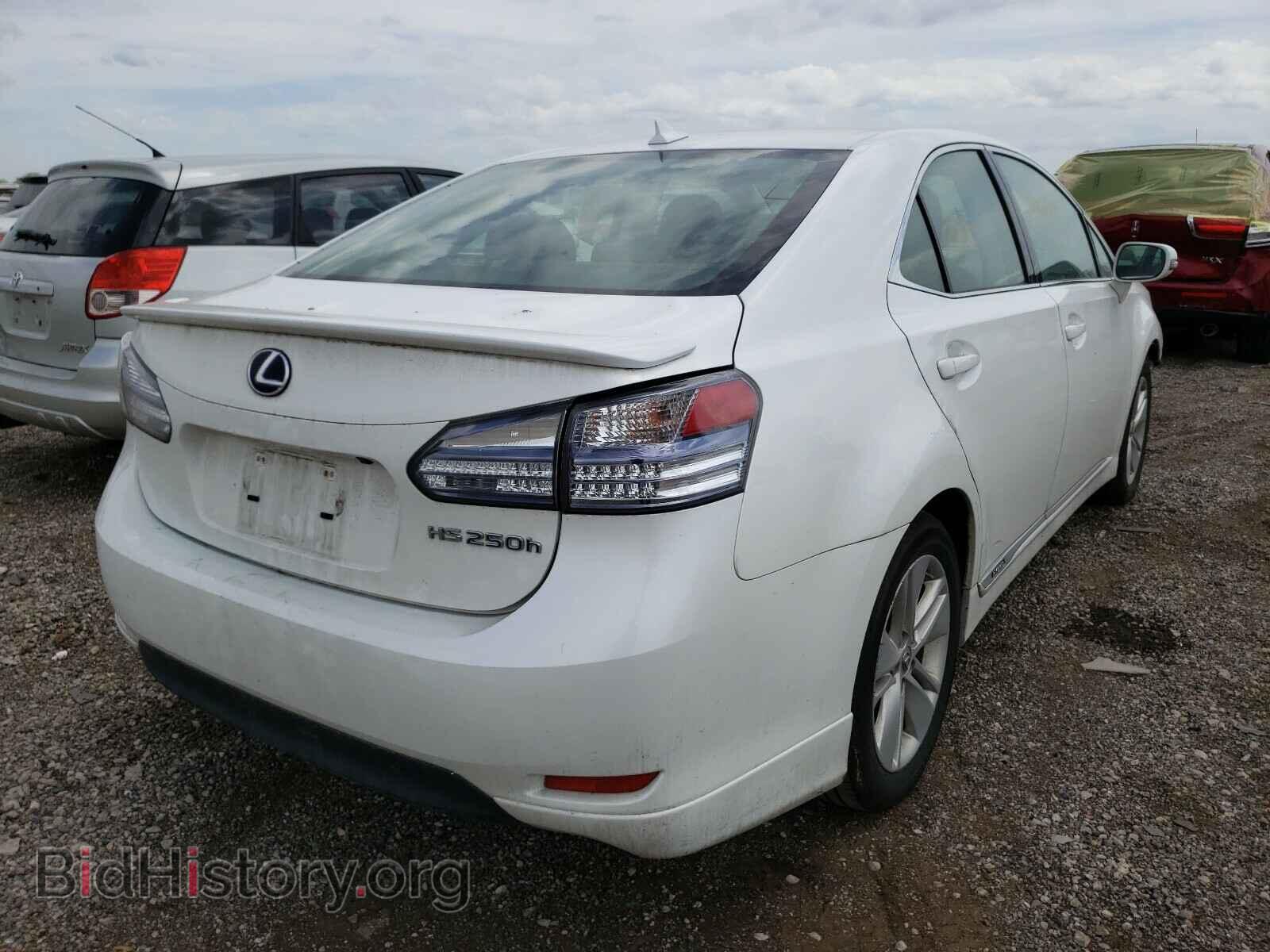 2011 LEXUS HS - VIN: JTHBB1BA4B2046631 - Фото 4