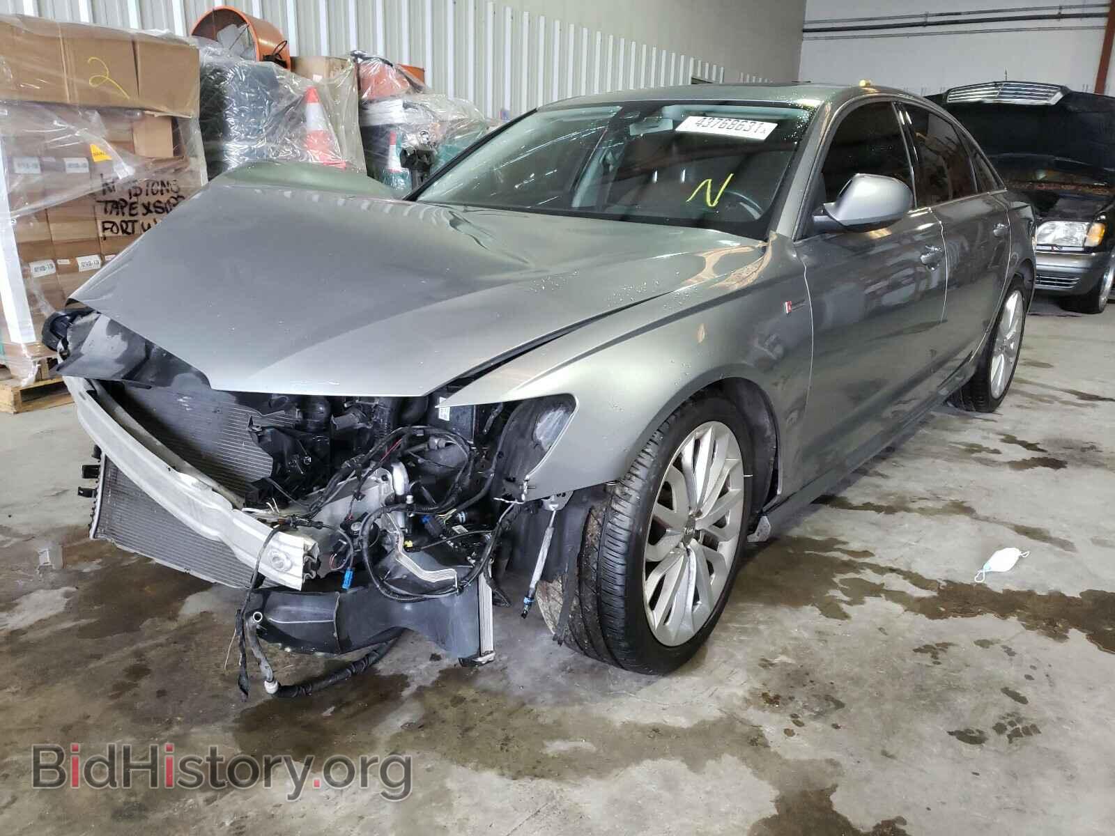 2013 AUDI A6 - VIN: WAUJGAFC5DN069201 - Фото 2