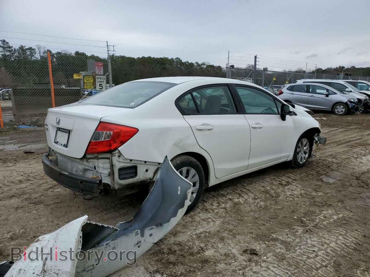 2012 HONDA CIVIC - VIN: 2HGFB2F50CH562940 - Фото 3