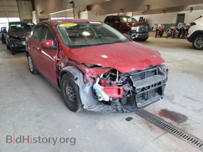 2012 Ford FOCUS Focus SE, красный — VIN 1FAHP3F20CL126845, Copart