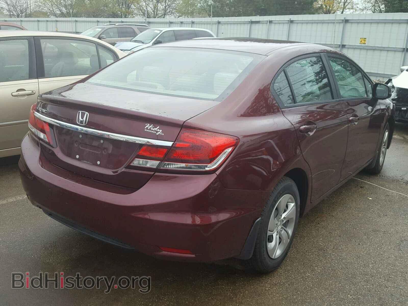 2013 HONDA CIVIC - VIN: 19XFB2F57DE053827 - Фото 4