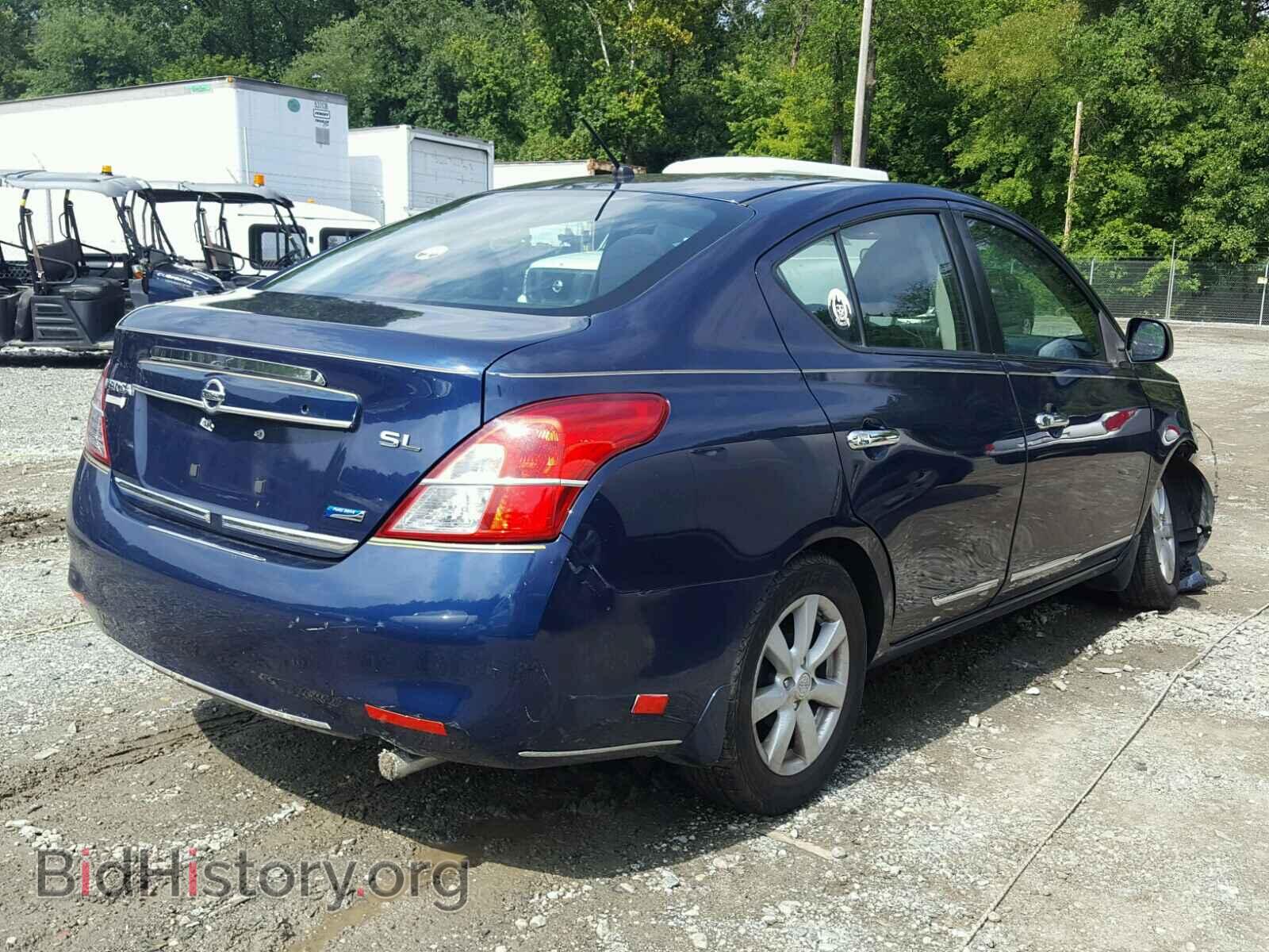2012 NISSAN VERSA - VIN: 3N1CN7AP1CL890571 - Фото 4