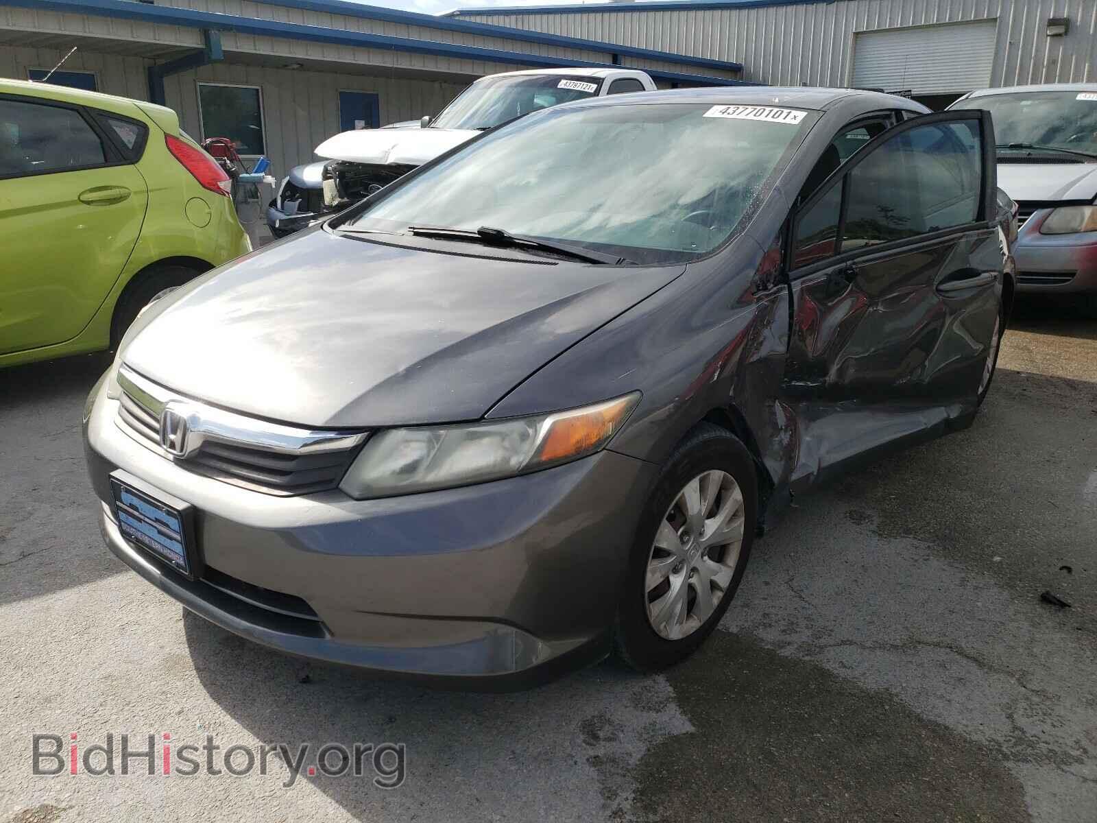 2012 HONDA CIVIC - VIN: 2HGFB2F55CH331497 - Фото 2