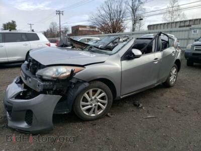 2012 Mazda 3 I, серый — VIN JM1BL1V83C1689082, Copart