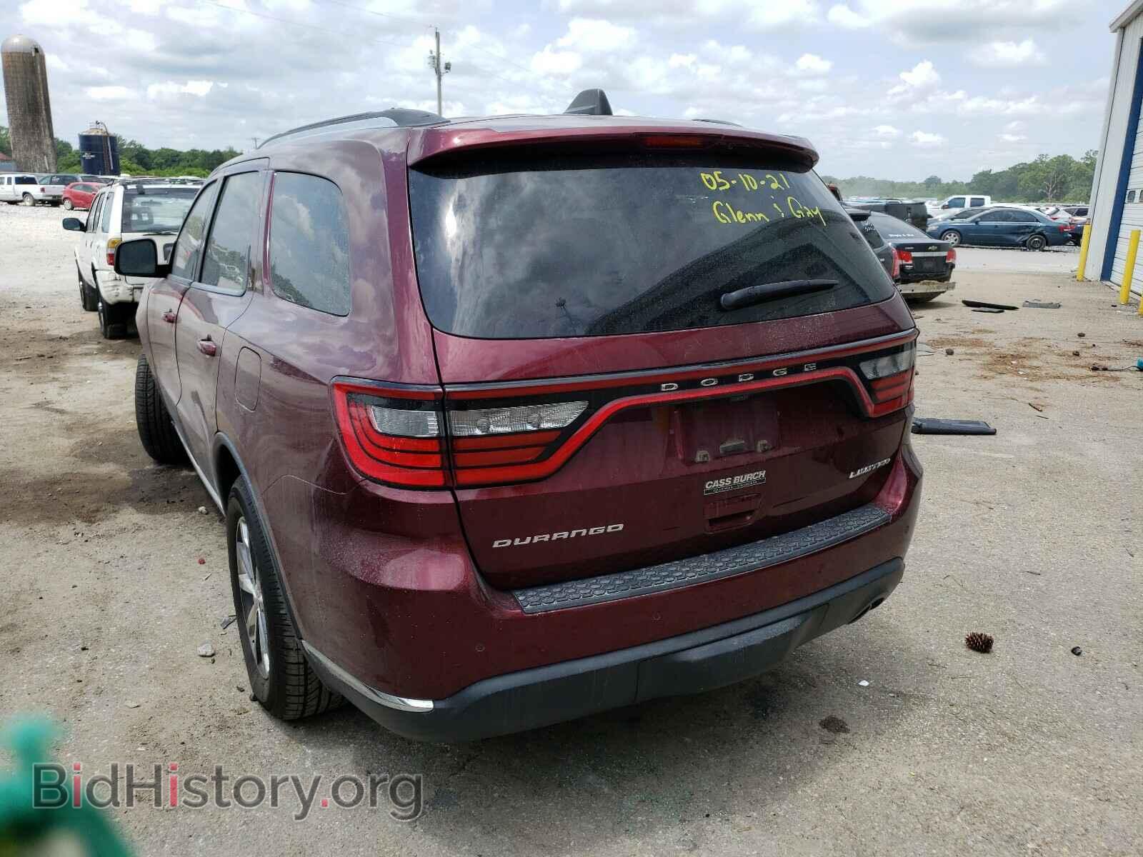 2016 DODGE DURANGO - VIN: 1C4RDHDGXGC409696 - Фото 3