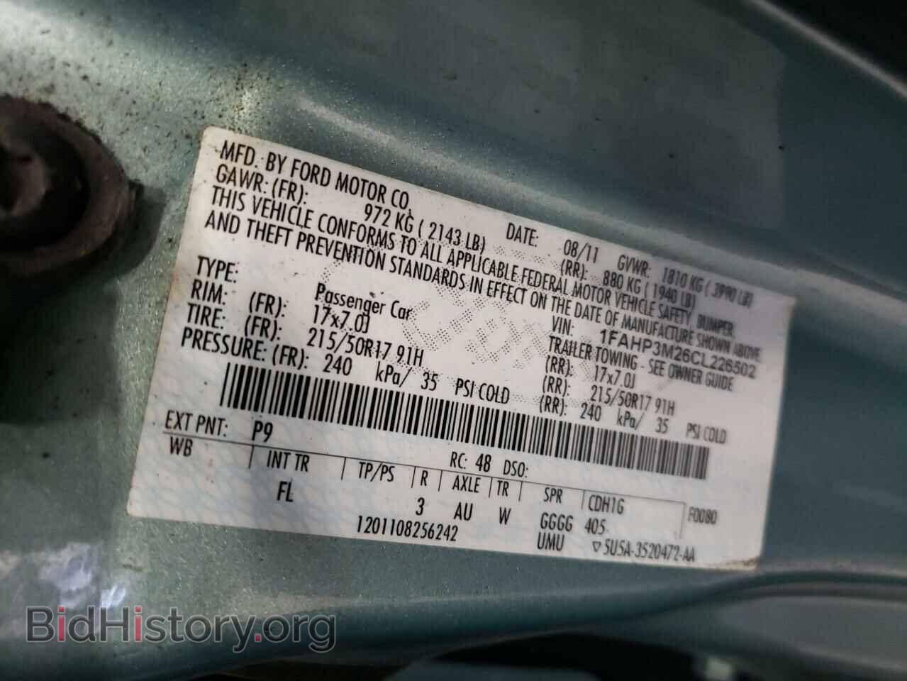 2012 FORD FOCUS - VIN: 1FAHP3M26CL226502 - Photo 10