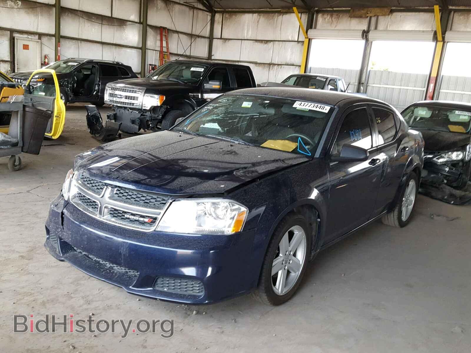 2013 DODGE AVENGER - VIN: 1C3CDZAB6DN707252 - Фото 2