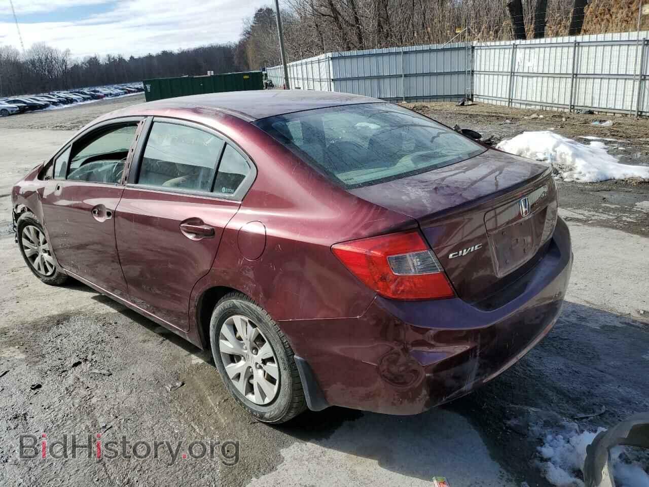 2012 HONDA CIVIC - VIN: 2HGFB2F5XCH573699 - Фото 2