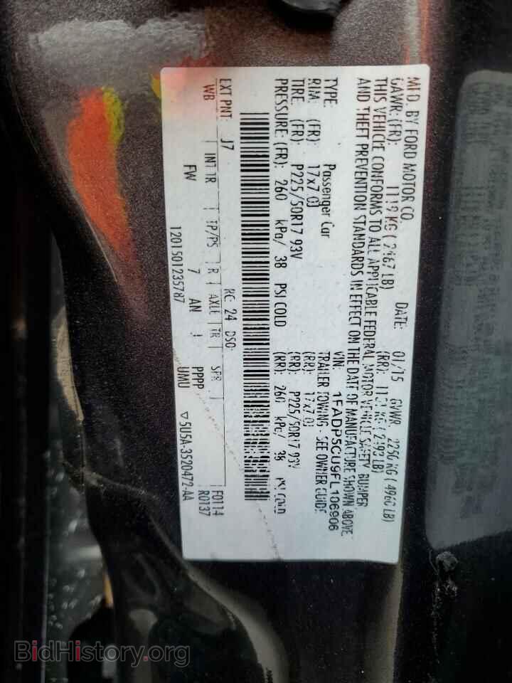 2015 FORD CMAX - VIN: 1FADP5CU9FL106906 - Photo 13